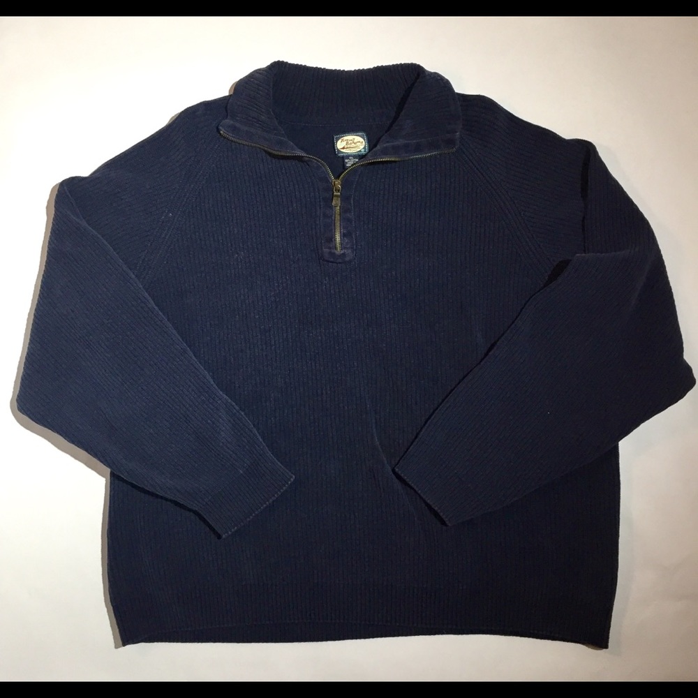 TOMMY BAHAMA Mens XXL Vintage 1/4 Zip Pullover